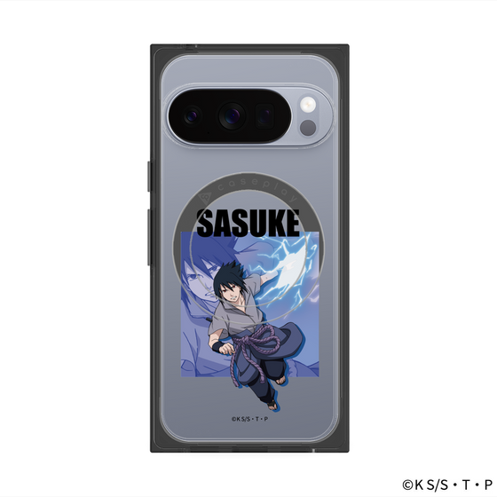 プレミアムスクエアケース with Pixelsnap［ NARUTO -ナルト- 疾風伝 - うちはサスケ ］