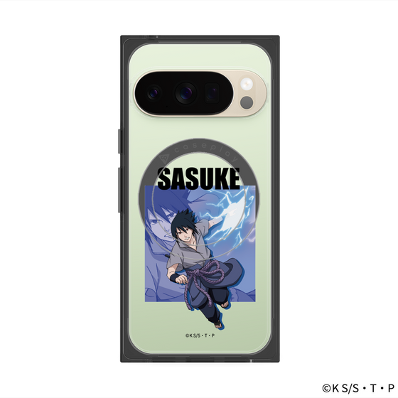 プレミアムスクエアケース with Pixelsnap［ NARUTO -ナルト- 疾風伝 - うちはサスケ ］