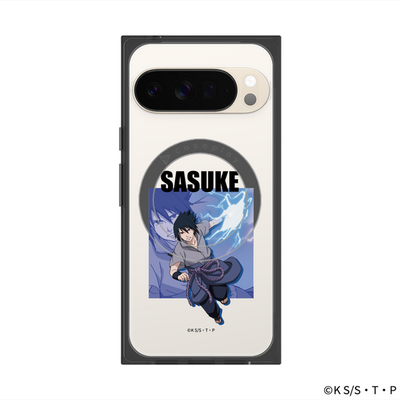 プレミアムスクエアケース with Pixelsnap［ NARUTO-ナルト- 疾風伝 - うちはサスケ ］