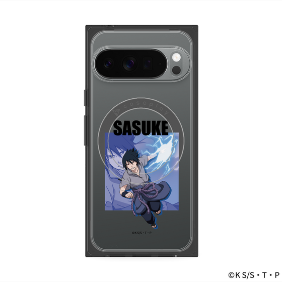 プレミアムスクエアケース with Pixelsnap［ NARUTO -ナルト- 疾風伝 - うちはサスケ ］