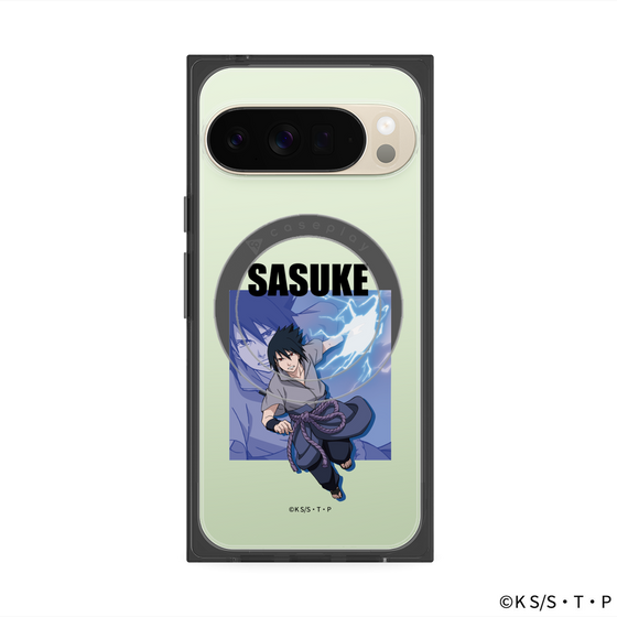 プレミアムスクエアケース with Pixelsnap［ NARUTO -ナルト- 疾風伝 - うちはサスケ ］