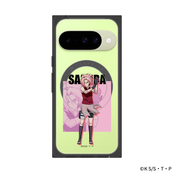 プレミアムスクエアケース with Pixelsnap［ NARUTO -ナルト- 疾風伝 - 春野サクラ ］