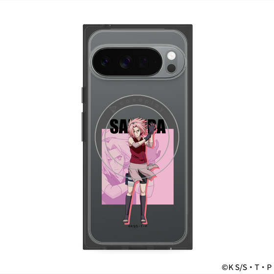 プレミアムスクエアケース with Pixelsnap［ NARUTO -ナルト- 疾風伝 - 春野サクラ ］