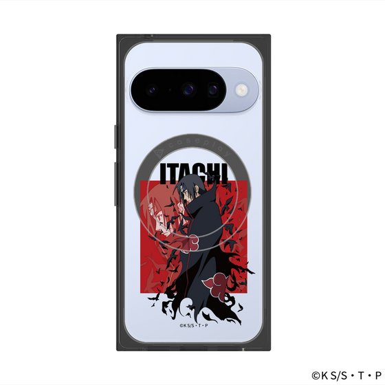 プレミアムスクエアケース with Pixelsnap［ NARUTO-ナルト- 疾風伝 - うちはイタチ ］