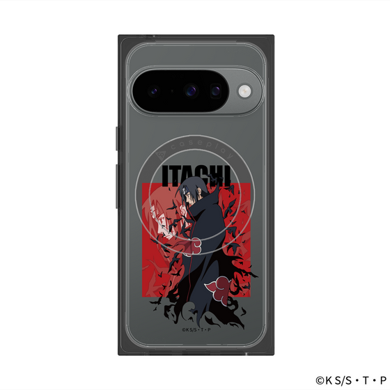 プレミアムスクエアケース with Pixelsnap［ NARUTO -ナルト- 疾風伝 - うちはイタチ ］