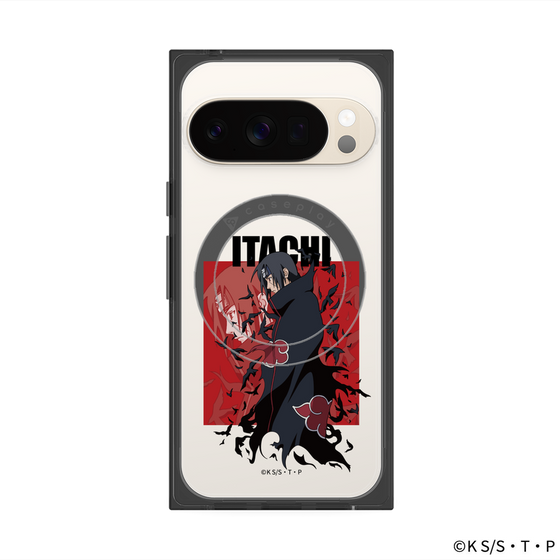 プレミアムスクエアケース with Pixelsnap［ NARUTO-ナルト- 疾風伝 - うちはイタチ ］