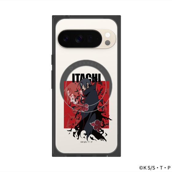 プレミアムスクエアケース with Pixelsnap［ NARUTO-ナルト- 疾風伝 - うちはイタチ ］