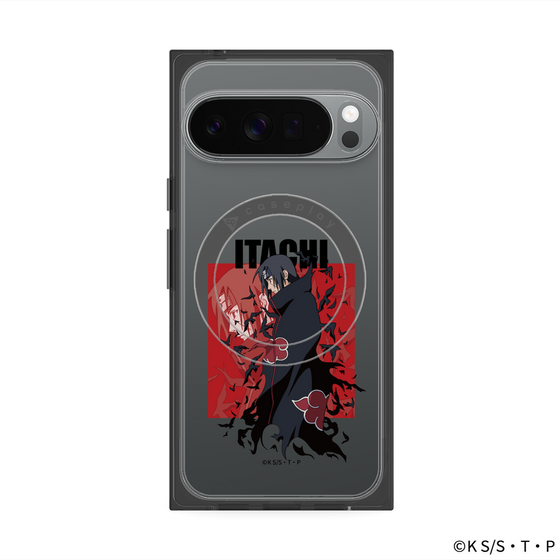 プレミアムスクエアケース with Pixelsnap［ NARUTO -ナルト- 疾風伝 - うちはイタチ ］