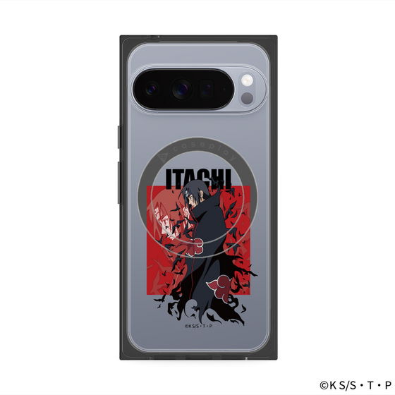 プレミアムスクエアケース with Pixelsnap［ NARUTO -ナルト- 疾風伝 - うちはイタチ ］