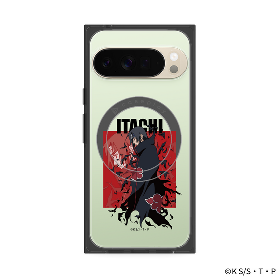 プレミアムスクエアケース with Pixelsnap［ NARUTO -ナルト- 疾風伝 - うちはイタチ ］