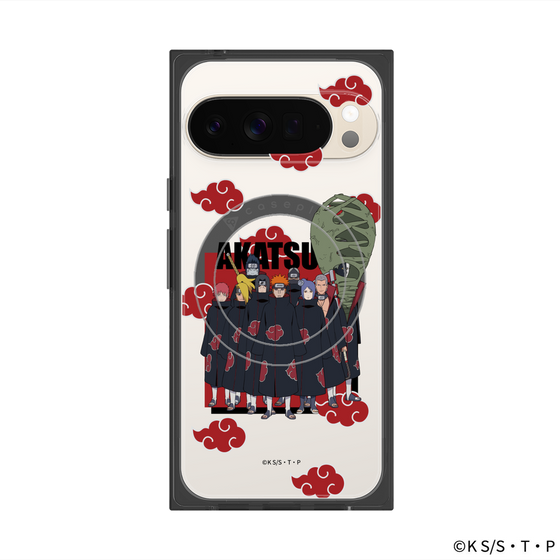 プレミアムスクエアケース with Pixelsnap［ NARUTO-ナルト- 疾風伝 - 暁 ］