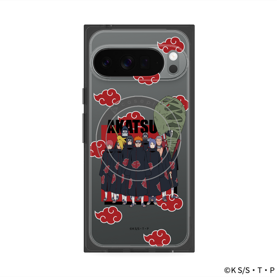 プレミアムスクエアケース with Pixelsnap［ NARUTO -ナルト- 疾風伝 - 暁 ］