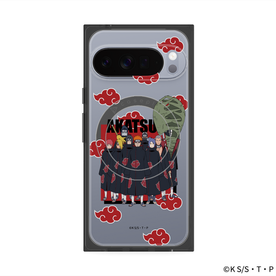 プレミアムスクエアケース with Pixelsnap［ NARUTO -ナルト- 疾風伝 - 暁 ］