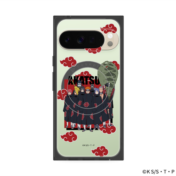 プレミアムスクエアケース with Pixelsnap［ NARUTO -ナルト- 疾風伝 - 暁 ］