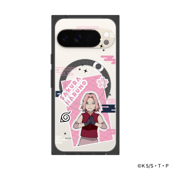 プレミアムスクエアケース with Pixelsnap［ NARUTO-ナルト- 疾風伝 - ステッカー - 春野サクラ ］