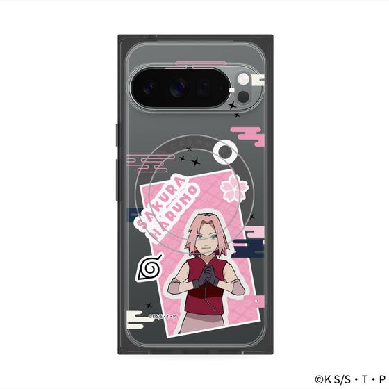 プレミアムスクエアケース with Pixelsnap［ NARUTO -ナルト- 疾風伝 - ステッカー - 春野サクラ ］