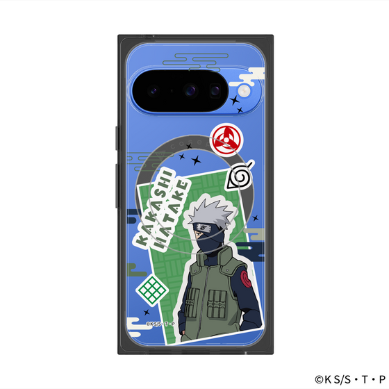 プレミアムスクエアケース with Pixelsnap［ NARUTO -ナルト- 疾風伝 - ステッカー - はたけカカシ ］