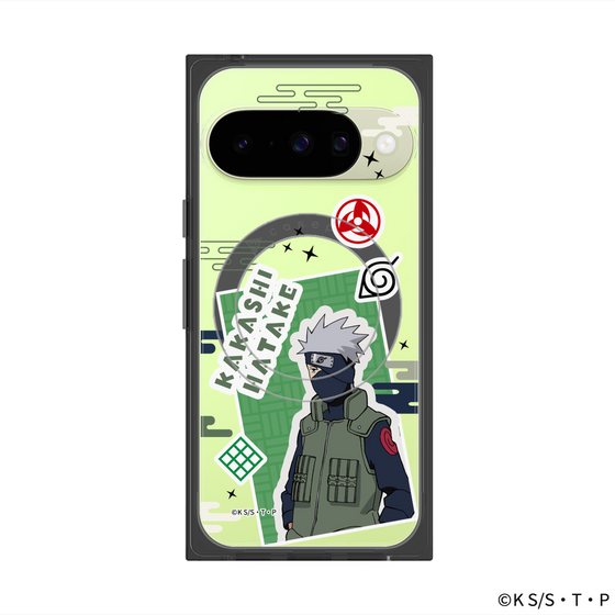 プレミアムスクエアケース with Pixelsnap［ NARUTO -ナルト- 疾風伝 - ステッカー - はたけカカシ ］