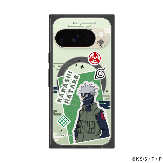 プレミアムスクエアケース with Pixelsnap［ NARUTO -ナルト- 疾風伝 - ステッカー - はたけカカシ ］