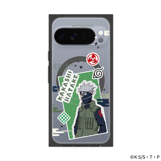 プレミアムスクエアケース with Pixelsnap［ NARUTO -ナルト- 疾風伝 - ステッカー - はたけカカシ ］