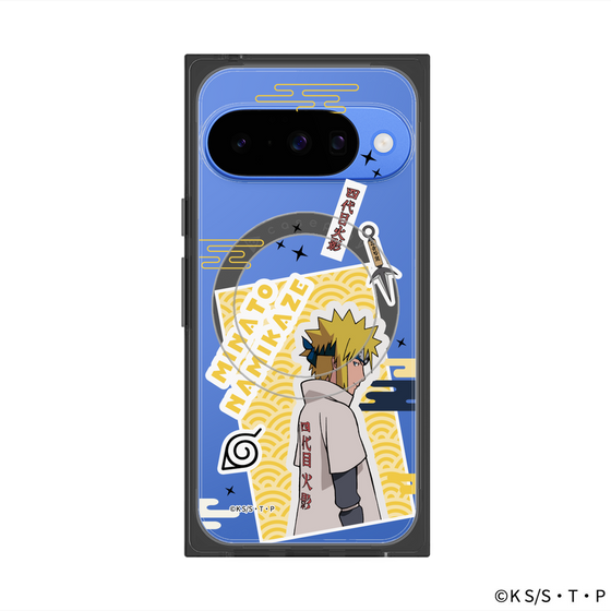 プレミアムスクエアケース with Pixelsnap［ NARUTO -ナルト- 疾風伝 - ステッカー - 波風ミナト ］