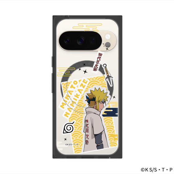プレミアムスクエアケース with Pixelsnap［ NARUTO-ナルト- 疾風伝 - ステッカー - 波風ミナト ］