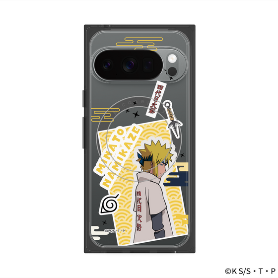 プレミアムスクエアケース with Pixelsnap［ NARUTO -ナルト- 疾風伝 - ステッカー - 波風ミナト ］