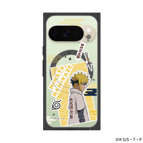 プレミアムスクエアケース with Pixelsnap［ NARUTO -ナルト- 疾風伝 - ステッカー - 波風ミナト ］