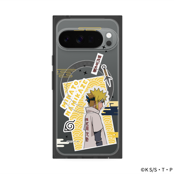 プレミアムスクエアケース with Pixelsnap［ NARUTO -ナルト- 疾風伝 - ステッカー - 波風ミナト ］