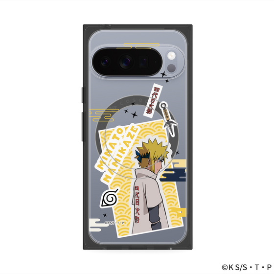 プレミアムスクエアケース with Pixelsnap［ NARUTO -ナルト- 疾風伝 - ステッカー - 波風ミナト ］