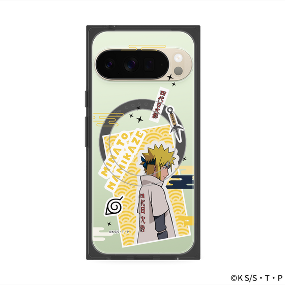 プレミアムスクエアケース with Pixelsnap［ NARUTO -ナルト- 疾風伝 - ステッカー - 波風ミナト ］