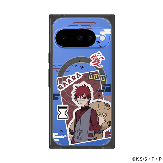 プレミアムスクエアケース with Pixelsnap［ NARUTO -ナルト- 疾風伝 - ステッカー - 我愛羅 ］