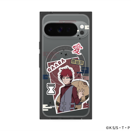 プレミアムスクエアケース with Pixelsnap［ NARUTO -ナルト- 疾風伝 - ステッカー - 我愛羅 ］