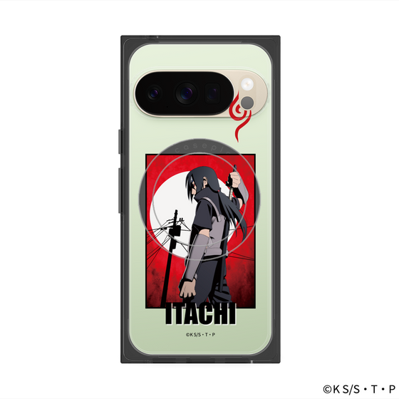 プレミアムスクエアケース with Pixelsnap［ NARUTO -ナルト- 疾風伝 - うちはイタチ - 暗部 ］