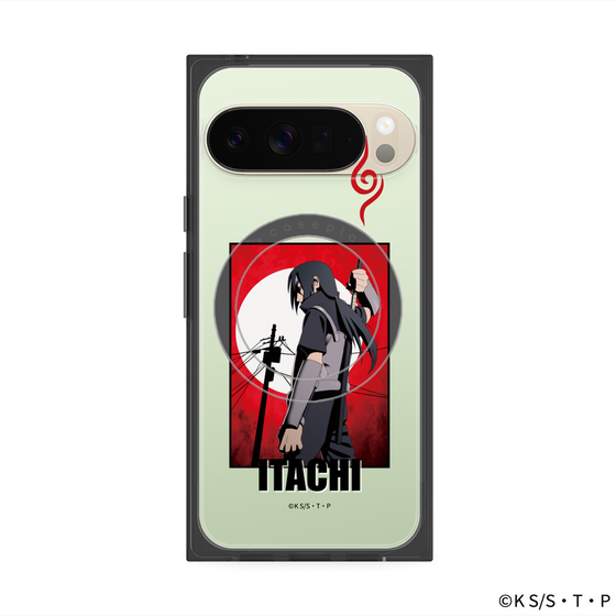 プレミアムスクエアケース with Pixelsnap［ NARUTO -ナルト- 疾風伝 - うちはイタチ - 暗部 ］