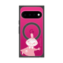 プレミアムスクエアケース with Pixelsnap［ MOOMIN - Little My - Smile face ］