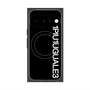 プレミアムスクエアケース with Pixelsnap［ 1PIU1UGUALE3 - ロゴ vertical - ブラック ］