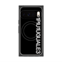 プレミアムスクエアケース with Pixelsnap［ 1PIU1UGUALE3 - ロゴ vertical - ブラック ］
