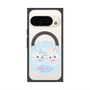 プレミアムスクエアケース with Pixelsnap［ まじかるベリーベリー - すとろべりーとぶるべりー - ブルー ］