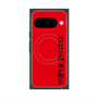 プレミアムスクエアケース with Pixelsnap［ SUPER PRIVATE - ロゴ - Red&Black ］