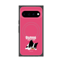 プレミアムスクエアケース with Pixelsnap［ BUDOG - ピンク ］