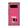プレミアムスクエアケース with Pixelsnap［ BUDOG - ピンク ］