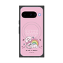 プレミアムスクエアケース with Pixelsnap［ エスターバニー - Rainbow - Pink ］