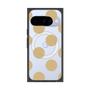 プレミアムスクエアケース with Pixelsnap［ シンプルドット - Beige ］