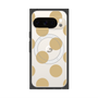プレミアムスクエアケース with Pixelsnap［ シンプルドット - Beige ］