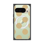 プレミアムスクエアケース with Pixelsnap［ シンプルドット - Beige ］