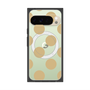 プレミアムスクエアケース with Pixelsnap［ シンプルドット - Beige ］