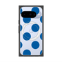 プレミアムスクエアケース with Pixelsnap［ シンプルドット - Blue ］