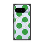 プレミアムスクエアケース with Pixelsnap［ シンプルドット - Green ］