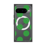 プレミアムスクエアケース with Pixelsnap［ シンプルドット - Green ］